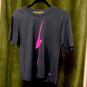 Aviator Nation lighting bolt t shirt size M